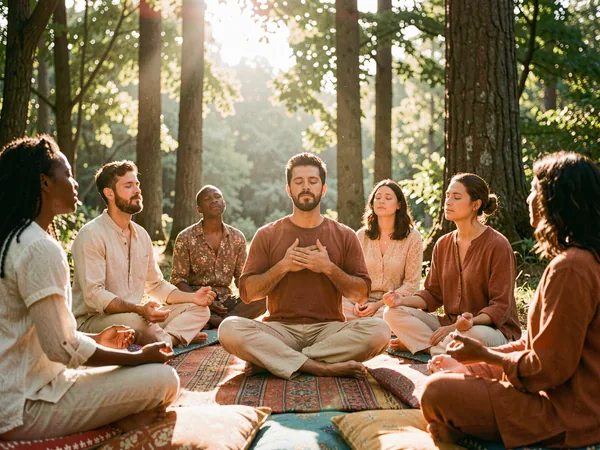 Ceremony General 01 Morning Circle at Taste of Love Tantra Festival