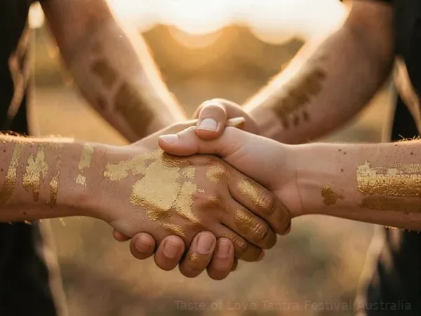 Hand Holding at Taste of Love Tantra Festival Australia