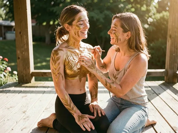 Scene General 37 Body Painting at Taste of Love Tantra Festival