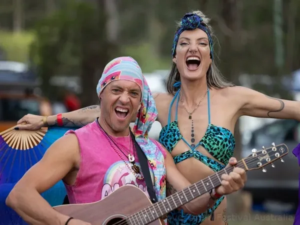 Festive Couple Guitar at Taste of Love Tantra Festival Sydney